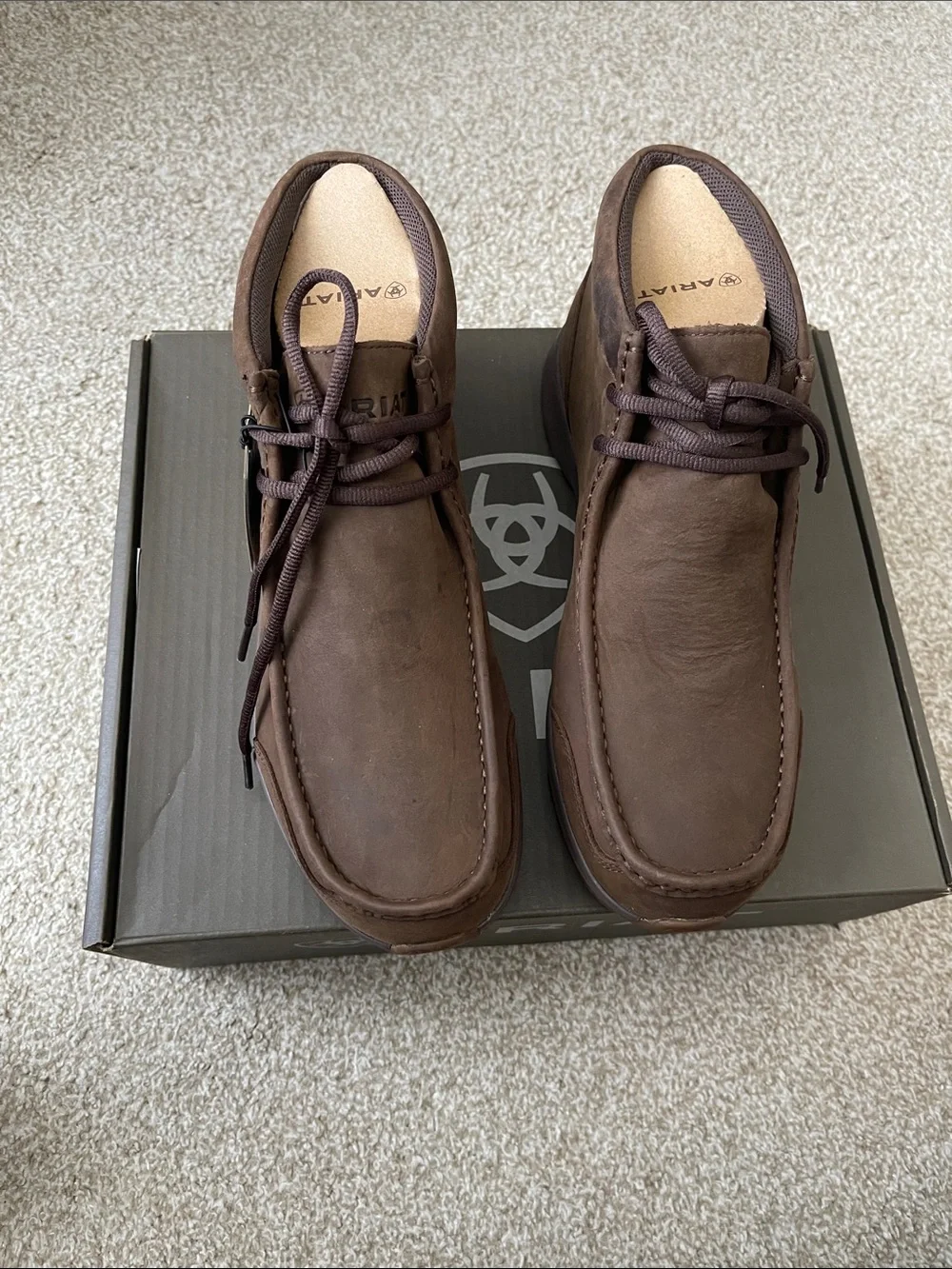 Ariat Dark Brown Leather Chukka Boots